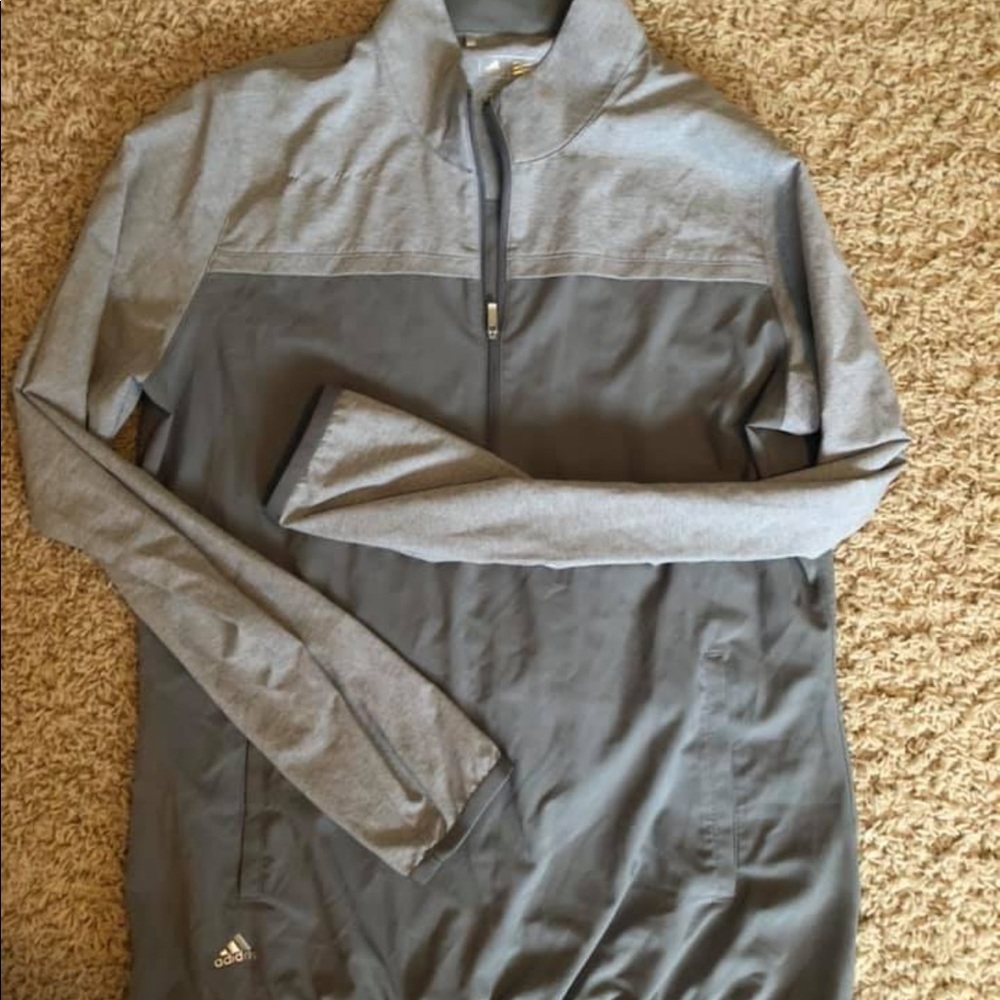 Adidas Lightweight 3/4 zip pullover.